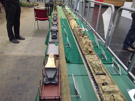 Militärische Eisenbahnmodelle